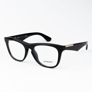NEW Burberry BE2409 3001 Black Square Unisex Eyeglasses BE 2409